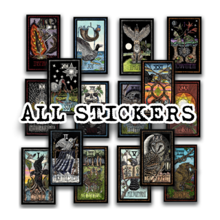 Full set of 15 (+1 bonus!) Vinyl Stickers