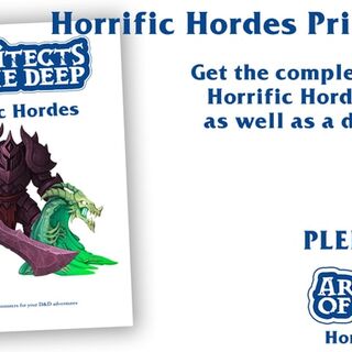 Horrific Hordes Print Book