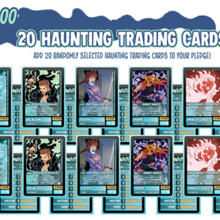 20 "HAUNTING" Trading Cards*