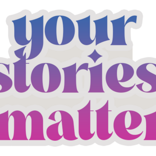 Your Stories Matter Sticker: Lower Case (US, Canada, & Mexico Shipping Only)