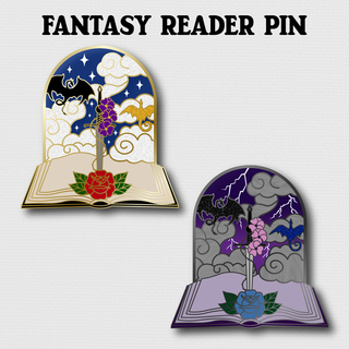 Fantasy Reader Pin