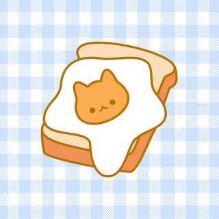 Enamel Pin Sunny Paws Toast