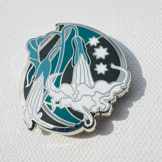 Nocturnal Nouveau Pin | Aurora Borealis Angel’s Trumpet