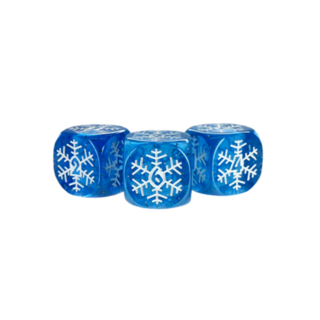 Snowflake d6 Dice Set