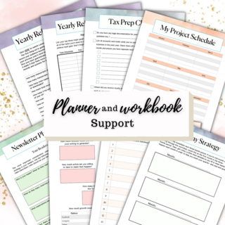 Printable and Workbook Support - 50 pages