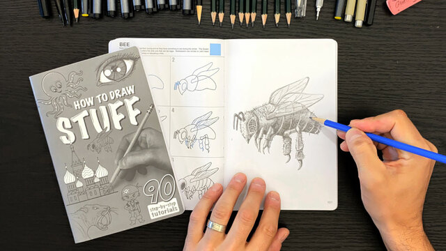 How to Draw STUFF Sketchbook by Mark Kokavec — Kickstarter