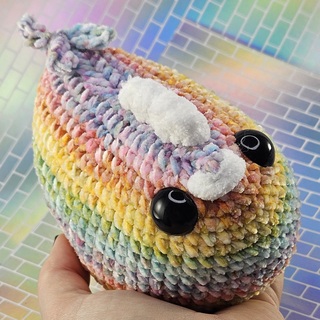 Crochet Rainbow Chicken Loaf
