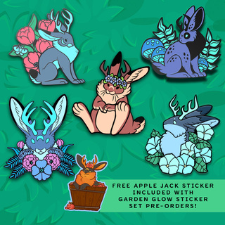 Where the Garden Glows Sticker Set