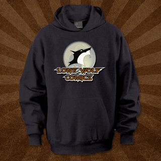 Lone Wolf Comics Logo Black Hoodie