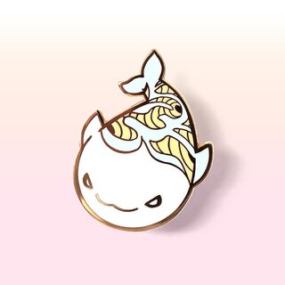 Enamel Pin White Whale