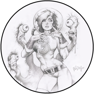 Fearless Dawn: The Bomb #3D Mystery Sticker