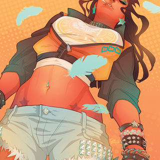 11" x 17" Issue 5B Elizabeth Torque Print