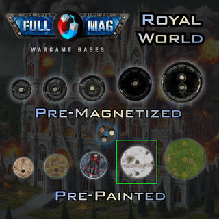FullMag Bases - Royal World - Pre-Painted - SINGLE Pack