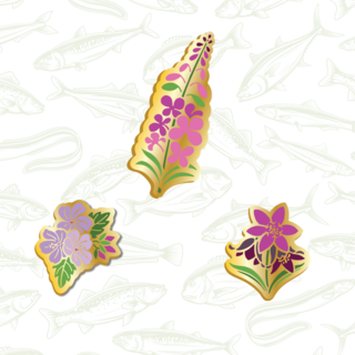 Filler Pins | 3-Pin Wildflowers Set