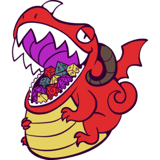 Henry - Dice Dragon Collector Enamel Pin