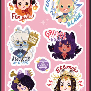 Sticker Sheet C: Gumiho Brood