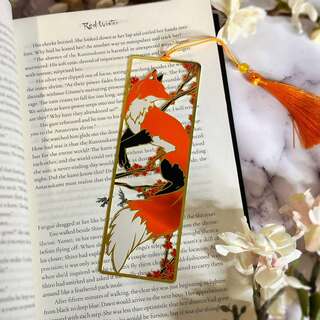 Fox Metal Bookmark