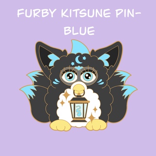 Furby Kitsune Pin-Blue