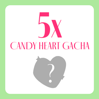 5x Candy Heart Gachapon