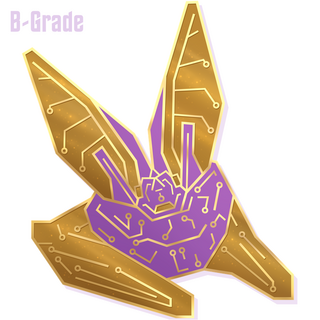 B-Grade Decibel Enamel Pin