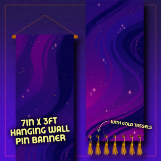 Hanging Wall Pin Banner