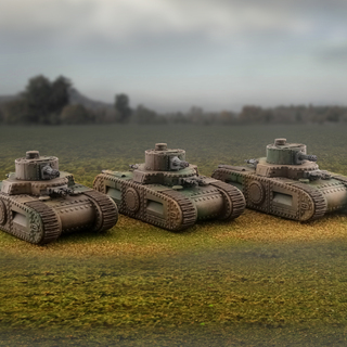 Oberschlesien Tank with Chain Gun Platoon