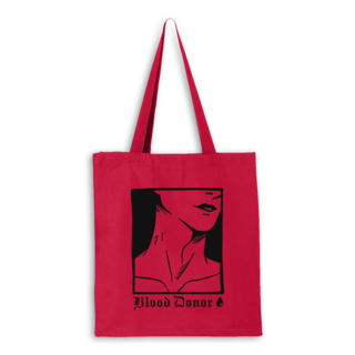 Blood Donor Tote Bag - Red