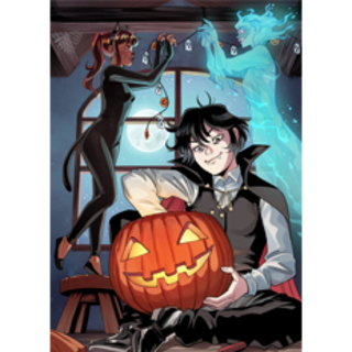 "Halloween" Art Print*