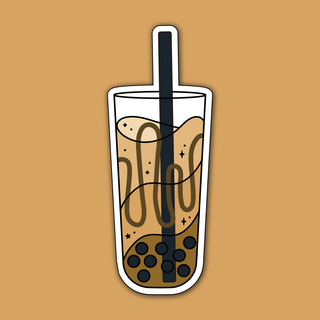 Brown Sugar Boba Sticker