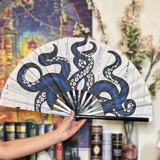 Octopus Folding Hand Fan