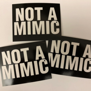 3 Not a MIMIC Stickers