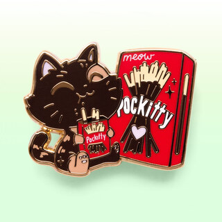 Enamel Pin Pockitty Cat