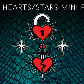 Add Hearts/Stars 4pc Mini Pin Set