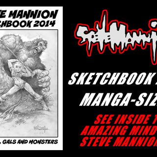Steve Mannion Sketchbook 2014 Manga-Size