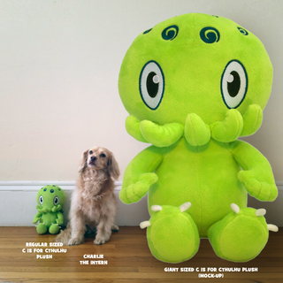 GIANT C IS FOR CTHULHU PLUSH TOY (LIMITED! HUGE!)