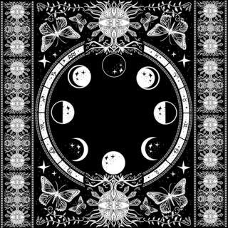 Astrology Moon-phase & Butterfly Cloth