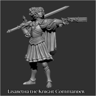 Lisabetha the Knight Commander- Blackhearts Infantry