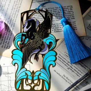 Raging Seas Metal bookmark