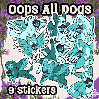 Oops All Dogs- Sticker Pack