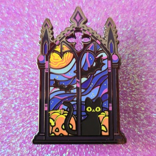 Stained Glass Window Pin