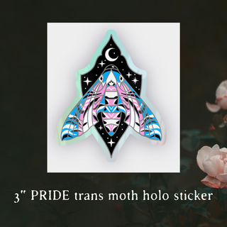 STICKER- PRIDE Trans Moth