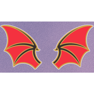 Red Dragon Wing Mini Pins