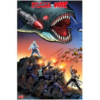 Shark of War #6 Whales X-Men Cover