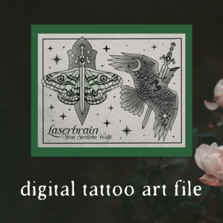 DIGITAL- Flash tattoo art file