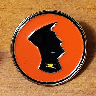 Tough's Logo Pin with Gold Accent