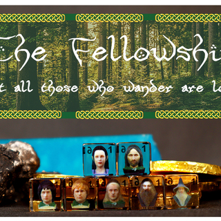 Regular (16mm) D6 Dice Set - The Fellowship