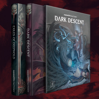 Dark Descent & Exiles of Deephold Hardcovers in Slipcase