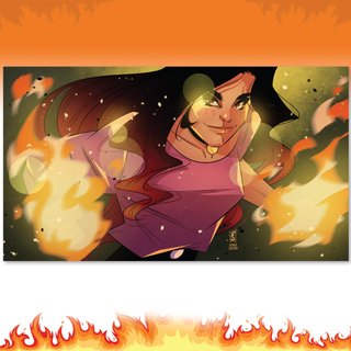 5" x 9" METAL PRINT of Ember!