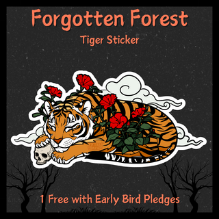 3” Tiger Sticker