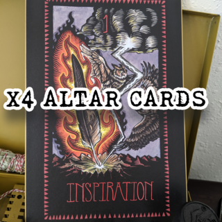 4 altar cards